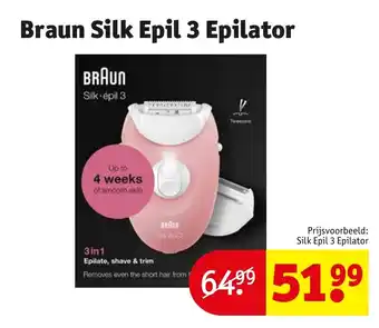 Kruidvat Braun Silk Epil 3 Epilator aanbieding