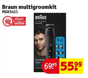 Kruidvat Braun multigroomkit MGK5411 aanbieding