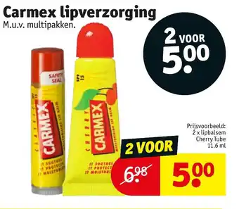 Kruidvat Carmex lipverzorging aanbieding