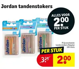 Kruidvat Jordan tandenstokers aanbieding