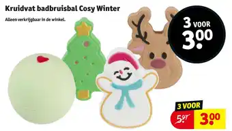 Kruidvat Kruidvat badbruisbal cosy winter aanbieding