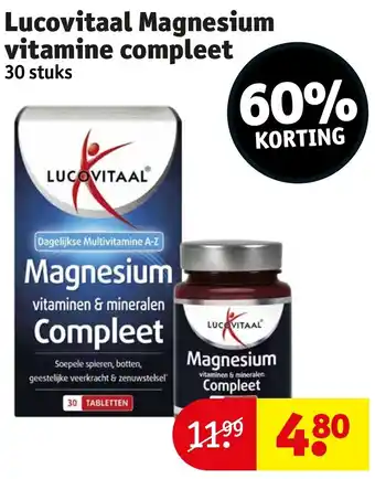 Kruidvat Lucovitaal Magnesium vitamine compleet aanbieding