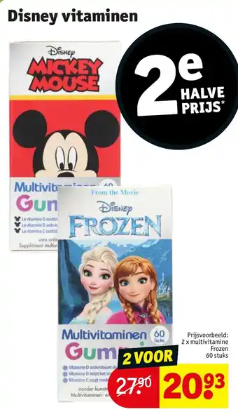 Kruidvat Disney vitaminen aanbieding