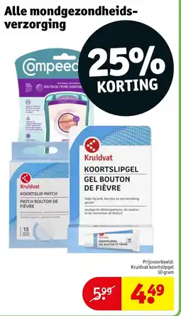 Kruidvat Alle Mondgezondheids Verzorging aanbieding