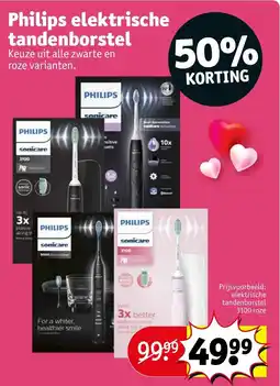 Kruidvat Philips elektrische tandenborstel aanbieding