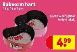 Kruidvat Bakvorm hart aanbieding