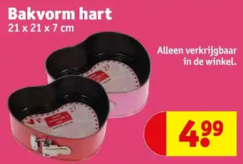 Kruidvat Bakvorm hart aanbieding