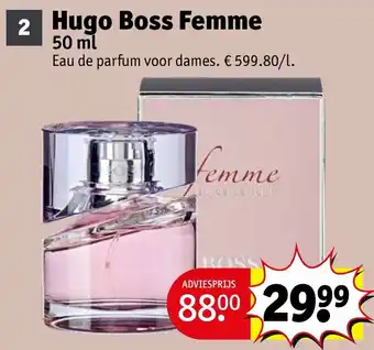 Kruidvat Hugo Boss Femme aanbieding