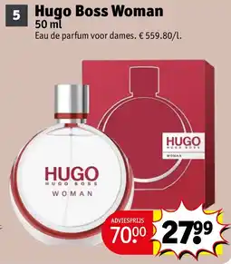 Kruidvat Hugo Boss Woman aanbieding