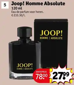 Kruidvat Joop! Homme Absolute aanbieding