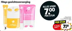 Kruidvat 7 Days Gezichtsverzorging aanbieding