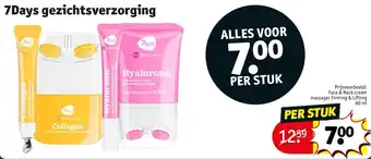 Kruidvat 7 Days Gezichtsverzorging aanbieding