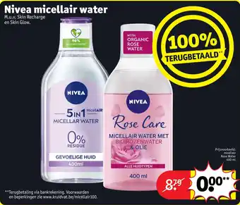 Kruidvat Nivea micellair water aanbieding