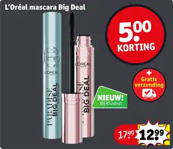 Kruidvat L'Oréal mascara Big Deal aanbieding