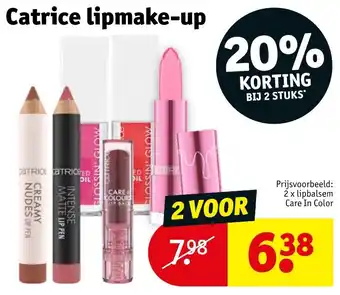 Kruidvat Catrice lipmake-up aanbieding