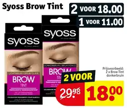 Kruidvat Syoss Brow Tint aanbieding