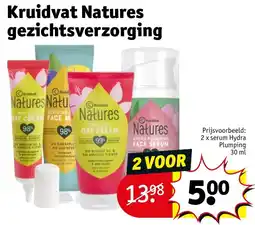 Kruidvat Kruidvat Natures gezichtsverzorging aanbieding