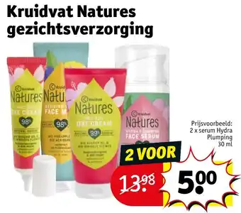 Kruidvat Kruidvat Natures gezichtsverzorging aanbieding