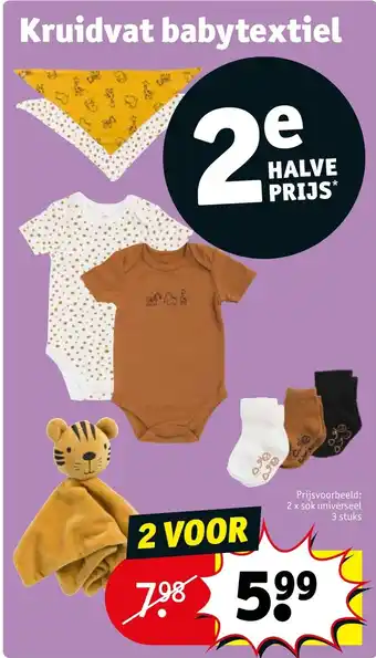 Kruidvat Kruidvat babytextiel aanbieding