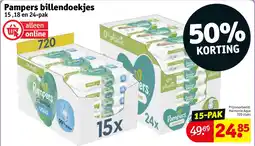 Kruidvat Pampers billendoekjes aanbieding