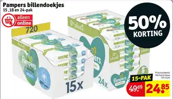 Kruidvat Pampers billendoekjes aanbieding