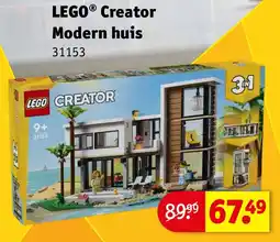 Kruidvat Lego Creator Modern huis aanbieding