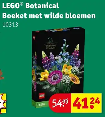 Kruidvat Lego Botanical Boeket met wilde bloemen aanbieding