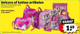 Kruidvat Unicorn of Katten Artikelen aanbieding