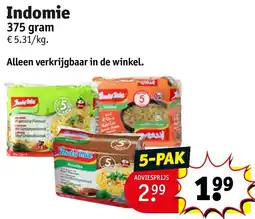 Kruidvat Indomie aanbieding