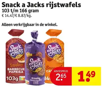 Kruidvat Snack a Jacks Rijstwafels aanbieding