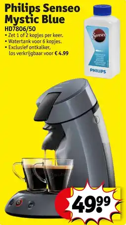 Kruidvat Philips Senseo Mystic Blue HD7806/50 aanbieding