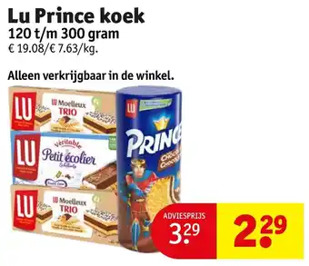 Kruidvat Lu Prince Koek aanbieding