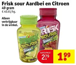 Kruidvat Frisk sour Aardbei en Citroen aanbieding