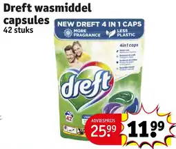 Kruidvat Dreft Wasmiddel Capsules aanbieding