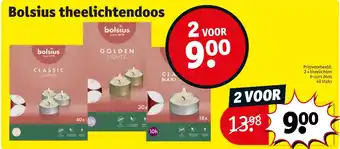 Kruidvat Bolsius theelichtendoos aanbieding