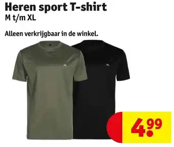 Kruidvat Heren sport T-shirt aanbieding