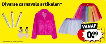 Kruidvat Diverse carnavals artikelen aanbieding