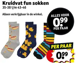 Kruidvat Kruidvat fun sokken aanbieding