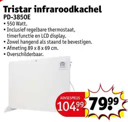 Kruidvat Tristar infraroodkachel PD-3850E aanbieding