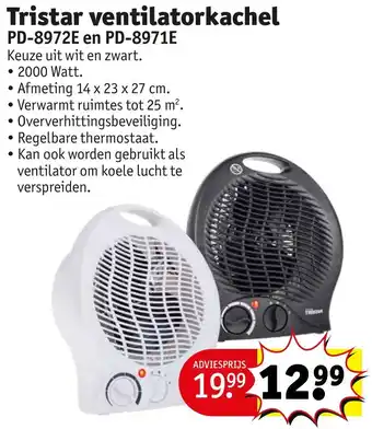 Kruidvat Tristar ventilatorkachel aanbieding