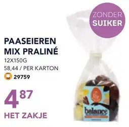 Bidfood Paaseieren mix praliné aanbieding