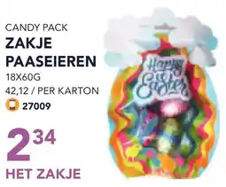 Bidfood Candy pack zakje paaseieren aanbieding