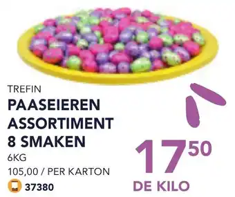 Bidfood Trefin paaseieren assortiment 8 smaken aanbieding