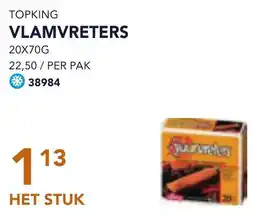 Bidfood Topking vlamvreters aanbieding