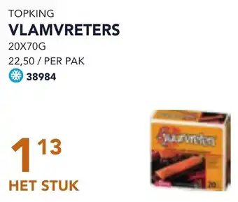 Bidfood Topking vlamvreters aanbieding