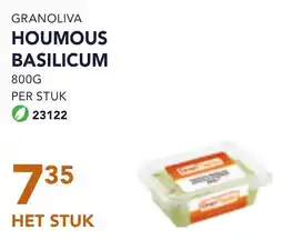 Bidfood Granoliva houmous basilicum aanbieding