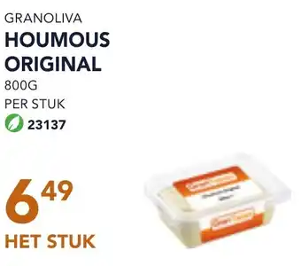 Bidfood Granoliva houmous original aanbieding