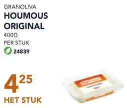 Bidfood Granoliva houmous original aanbieding