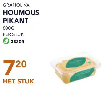 Bidfood Granoliva houmous pikant aanbieding