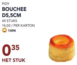 Bidfood Pidy Bouchee aanbieding